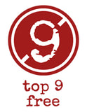 red circle with a white number nine with a white line slashed through